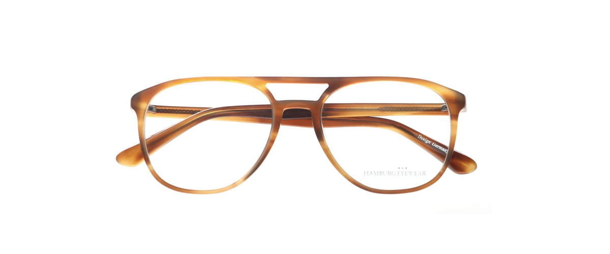 Hamburg Eyewear Peter 56 hellbraun strukturiert – Bild 2