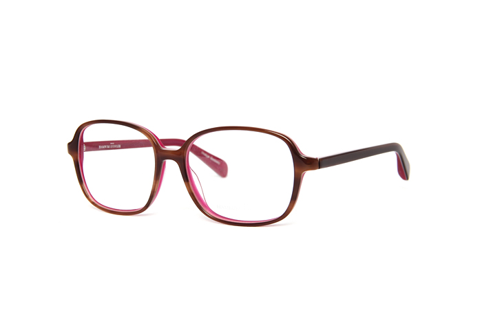 Hamburg Eyewear Lore 32 havanna-weiss-himbeer hinterlegt