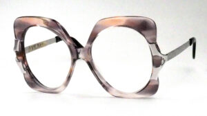 Große, echte Vintagebrille der 70er Jahre von Jean Convert Paris