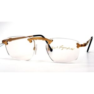 Karl Lagerfeld Brille Sonderedition, Einzelstück randlos goldmatt