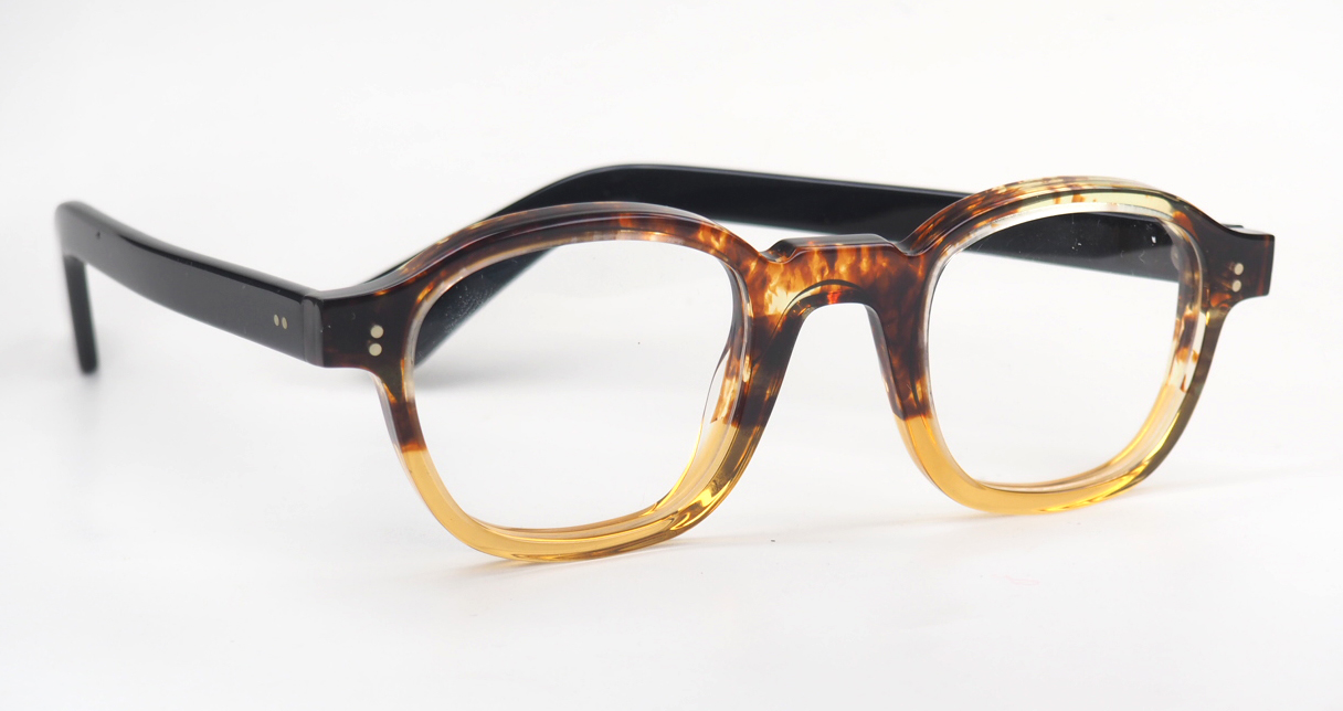 Lesca Limited Edition Modell Brut Panto upcycling acetate in 6mm – Bild 2