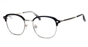 Lesca Lunetier Kombi Brille Metallbrille mit Oberbalken