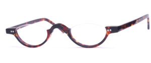 Halbbrille, Lesebrille, Vintagehalbbrille echt Lesca DL9