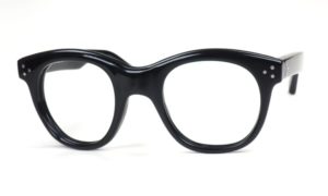 Onassis Brille, Echte Vintagebrille der 70er Jahre in schwarz
