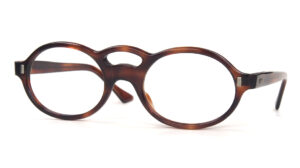 Ovale Brille der 70er Jahre mit Doppelsteg, echt Vintage