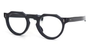 Schwarze Vintage Pantobrille aus den 30er Jahren