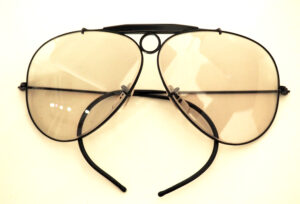 Ray Ban Shooter Sonnenbrille schwarz, phototrop grau