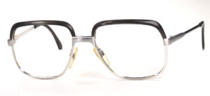 Rodenstock Browline Kombibrille 10 Karat Weißgold-Doublé.