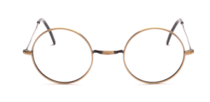 John Lennon Brille, aus Metall antikgold K170044