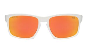 Sea2see eyewear Storm col. 05 weiß - revo orange, recyceltes Meeresplastik