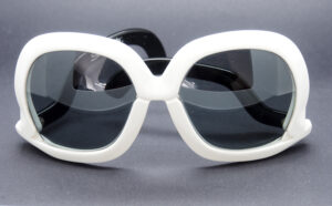 Silhouette Futura 564 weiß, Vintagebrille von 1970