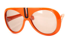 Silhouette Futura 572 orange, Vintagebrille von 1970