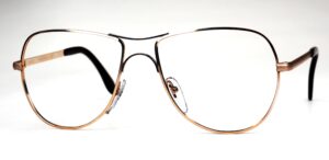 Echte Vintagebrille der Firma Actuell aus den 80ern, goldfarben