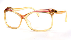CHRISTIAN DIOR Brille aus den 70er Jahren, in außergewöhnlicher Form und Farbe