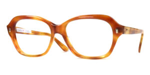 70er Jahre Vintagebrille, noch fabrikneu und ungetragen, in hellhavanna