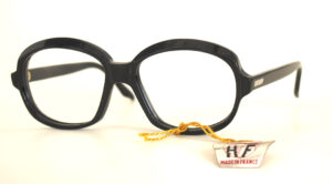 Echtes Vintage 50er/ 60er Jahre Brillengestell in schwarz