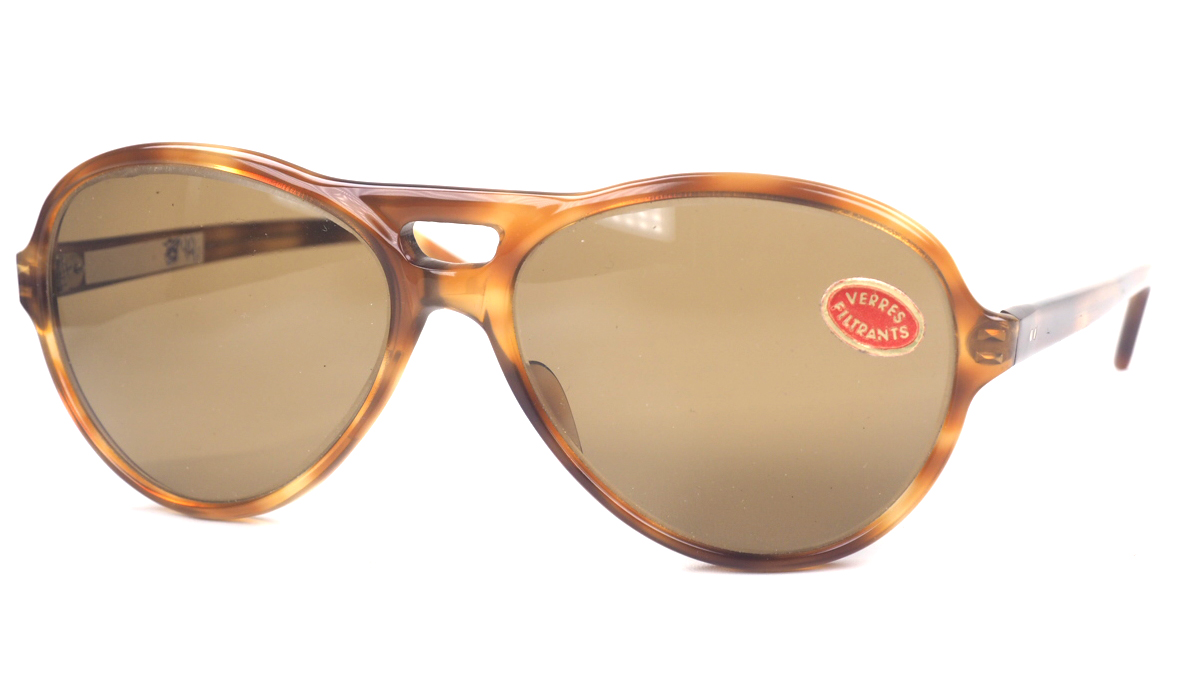Sonnenbrille echt Vintage, 70er Jahre mit braunen Sonnengläsern