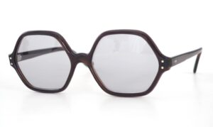 Sonnenbrille der 70er Jahre sechseckige Form, Sechseckbrille