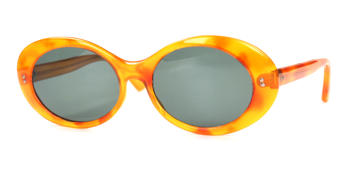Audrey Hepburn Sonnenbrille, fabrikneu in hellhavanna