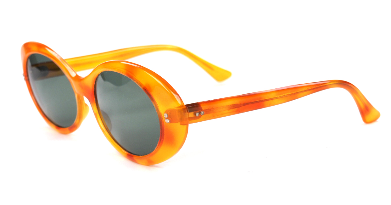 Audrey Hepburn Sonnenbrille, fabrikneu in hellhavanna – Bild 2