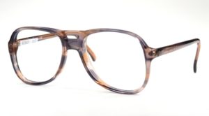 70er Jahre Vintagebrille von Menrad, große Pilotenform