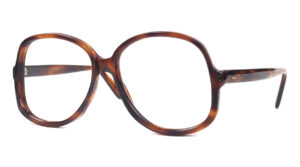 Sehr große Vintagebrille der Siebziger Jahre, fabrikneu