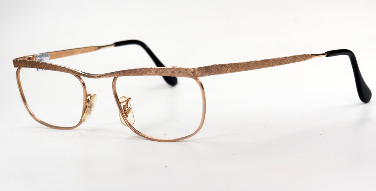 Vintagebrille aus Golddoublé der 60er Jahre – Bild 2