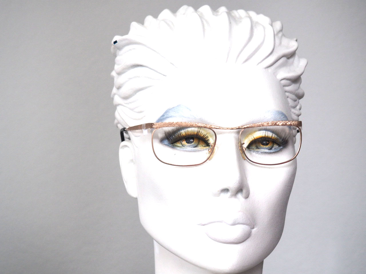 Vintagebrille aus Golddoublé der 60er Jahre – Bild 3