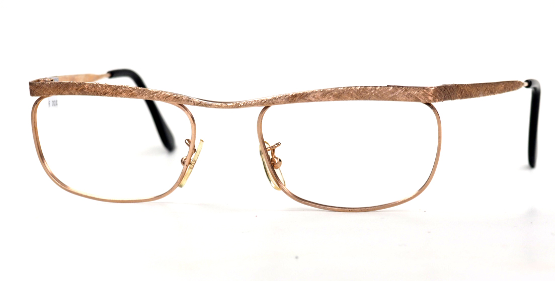 Vintagebrille aus Golddoublé der 60er Jahre