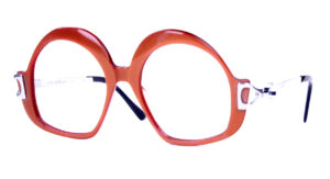 Große, echte Vintagebrille der frühen Siebziger Jahre aus Frankreich