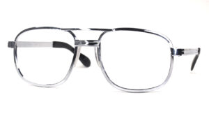 70er Jahre Vintagebrille aus Metall, feinste Qualität, noch fabrikneu