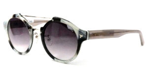 Vintagebrille der 90er Jahre mit Doppelsteg aus Metall
