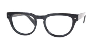 Vintagebrille der 80er Jahre in schwarz
