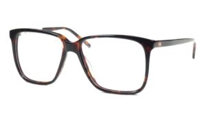 Vintagebrille der 80er Jahre aus leichtem Kunststoff in havanna, große Brille