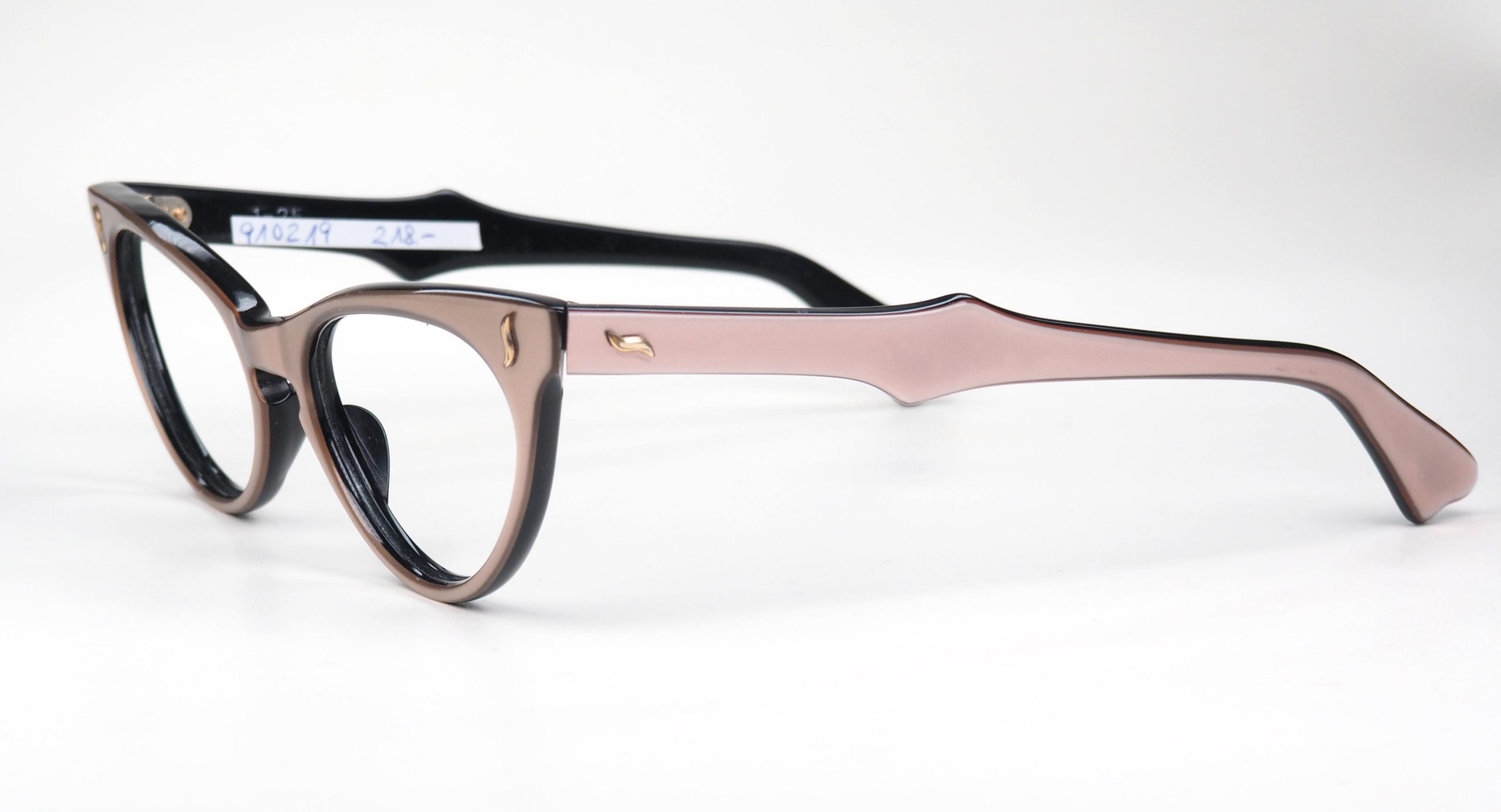 Cateyebrille, Rockabillybrille der 50er/60er Jahre, Schmetterlingsbrille – Bild 2