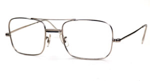 70er Jahre Vintagebrille aus Metall. Mit Doppelsteg, feinste Qualität, noch fabrikneu
