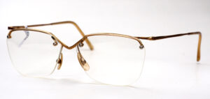 40er Jahre original Vintagebrille aus Goldmetall