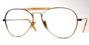 Pilotenbrille, original Vintagebrille, 12 Karat Golddoublé aus den 70ern