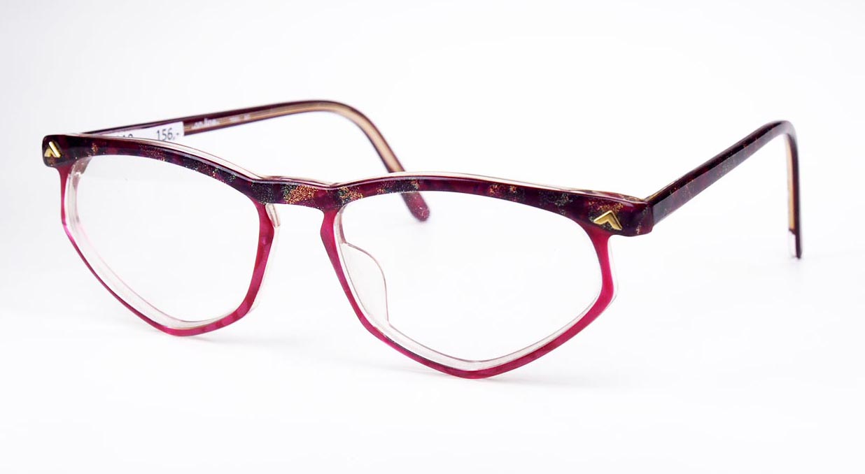 Vintage Brille der 80er Jahre, in fabrikneuem Zustand