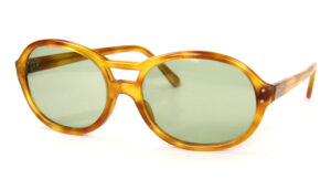 Sonnenbrille echt Vintage 70er Jahre mit hellgrünen Gläsern