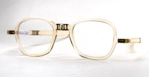 Wickelbrille, Faltbrille, Klappbrille, echt Vintage