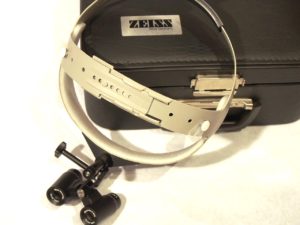 Zeiss Prismen-Lupenbrille, Kopflupe KS 4,5 fach